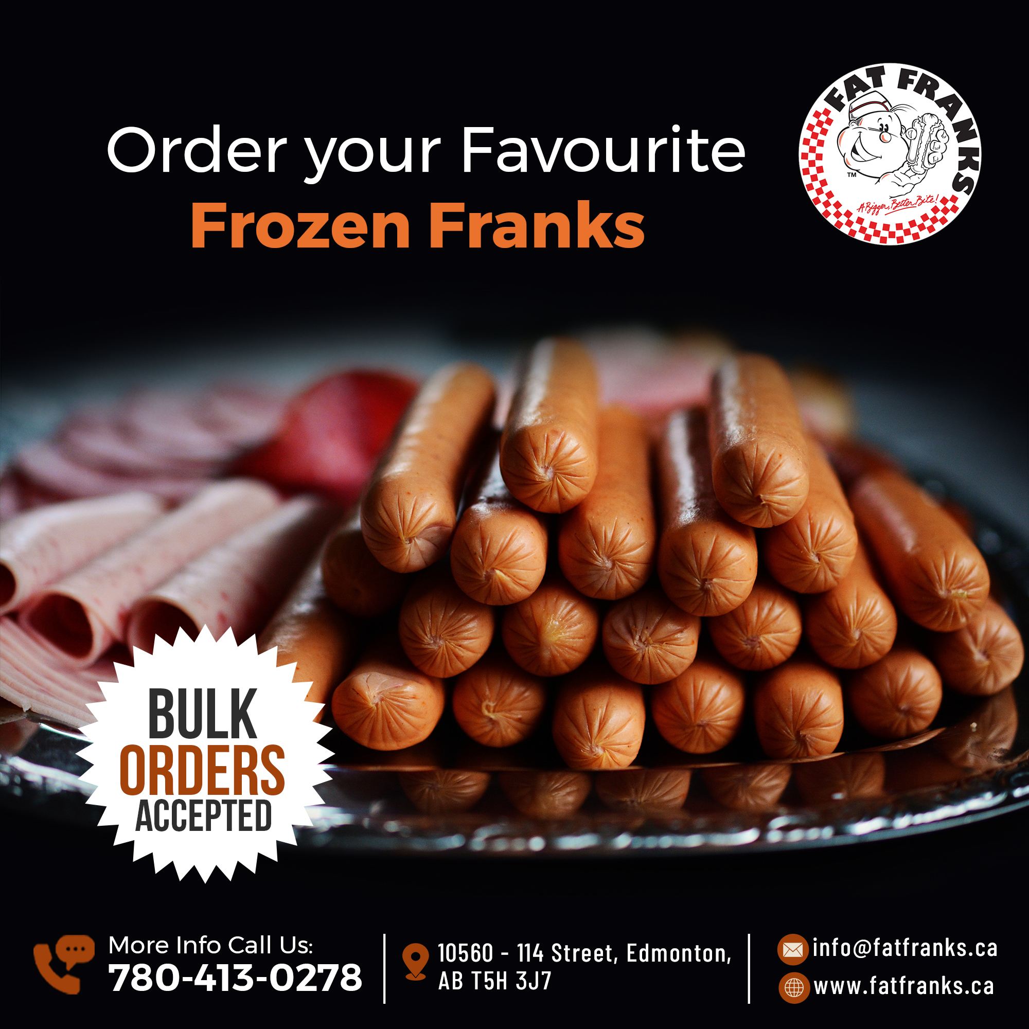 Order In Bulk Frozen Sausages From Fat Franks